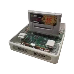 Sound Card Upgrade Transparent Shell Sfc Game Console Retro SNES Game Accessory