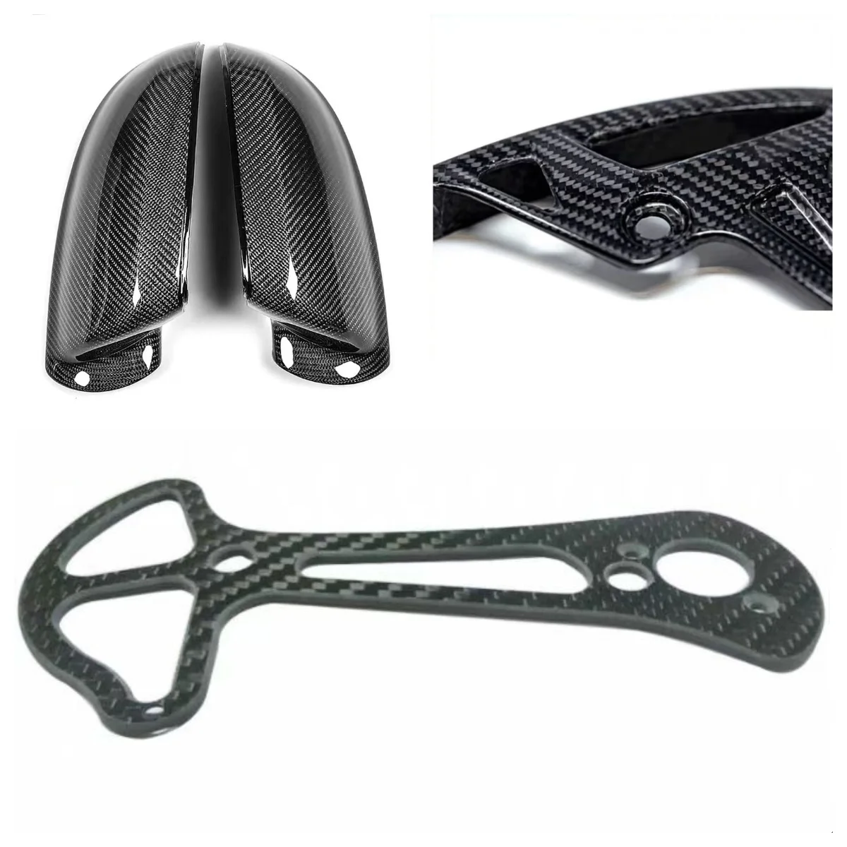 Processus de conception de moule en fibre de carbone Pièces de forme spéciale en fibre de carbone Pièces de forme non standard Fabrication personnalisée sur les dessins 3D