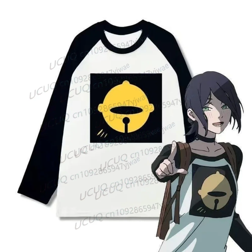 Men's And Women's Clothes Japanese Anime Chainsaw Reze Cosplay Short Sleeve T-shirt Y2K Street Harajuku Style Crew Neck Top