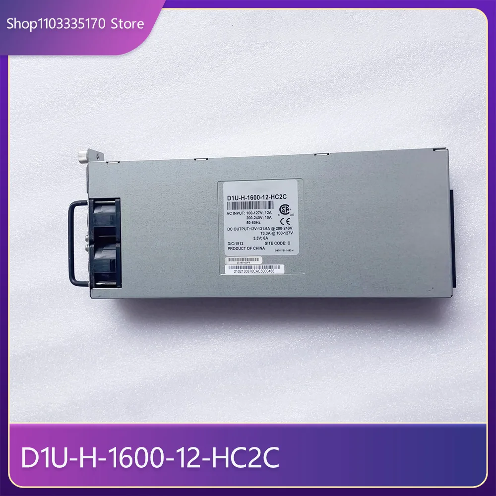 For D1U-H-1600-12-HC2C E6000 Knife Box Server Power Supply