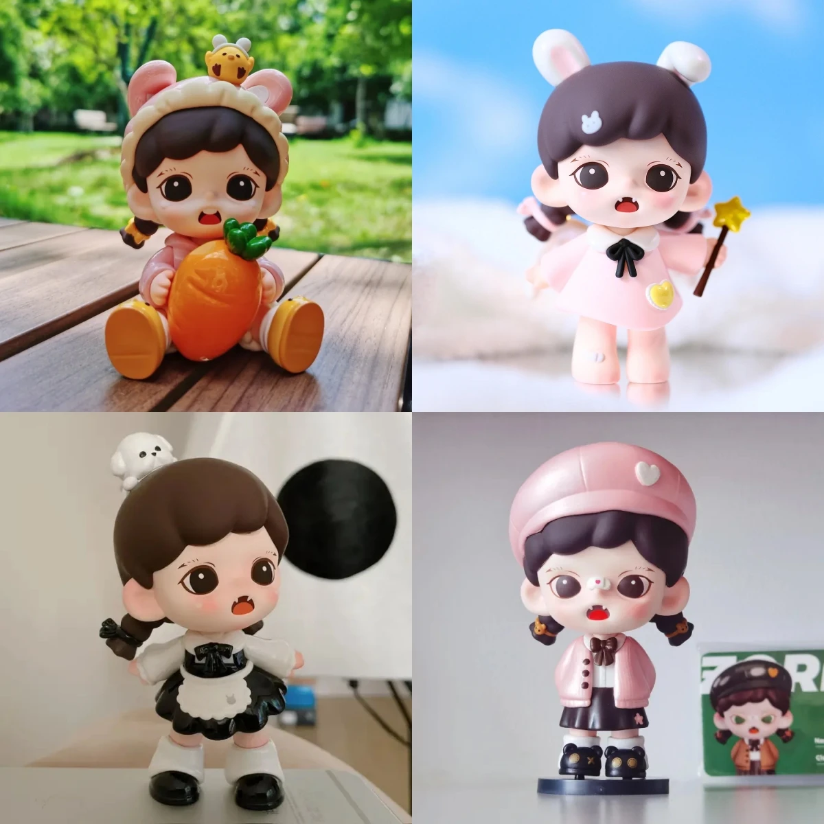 

Genuine Baby Zoraa Sweet Heart Rabbit Baby Collection Action Figures Limited Edition Fashion Toy Cute Doll Girl Gift Ornament