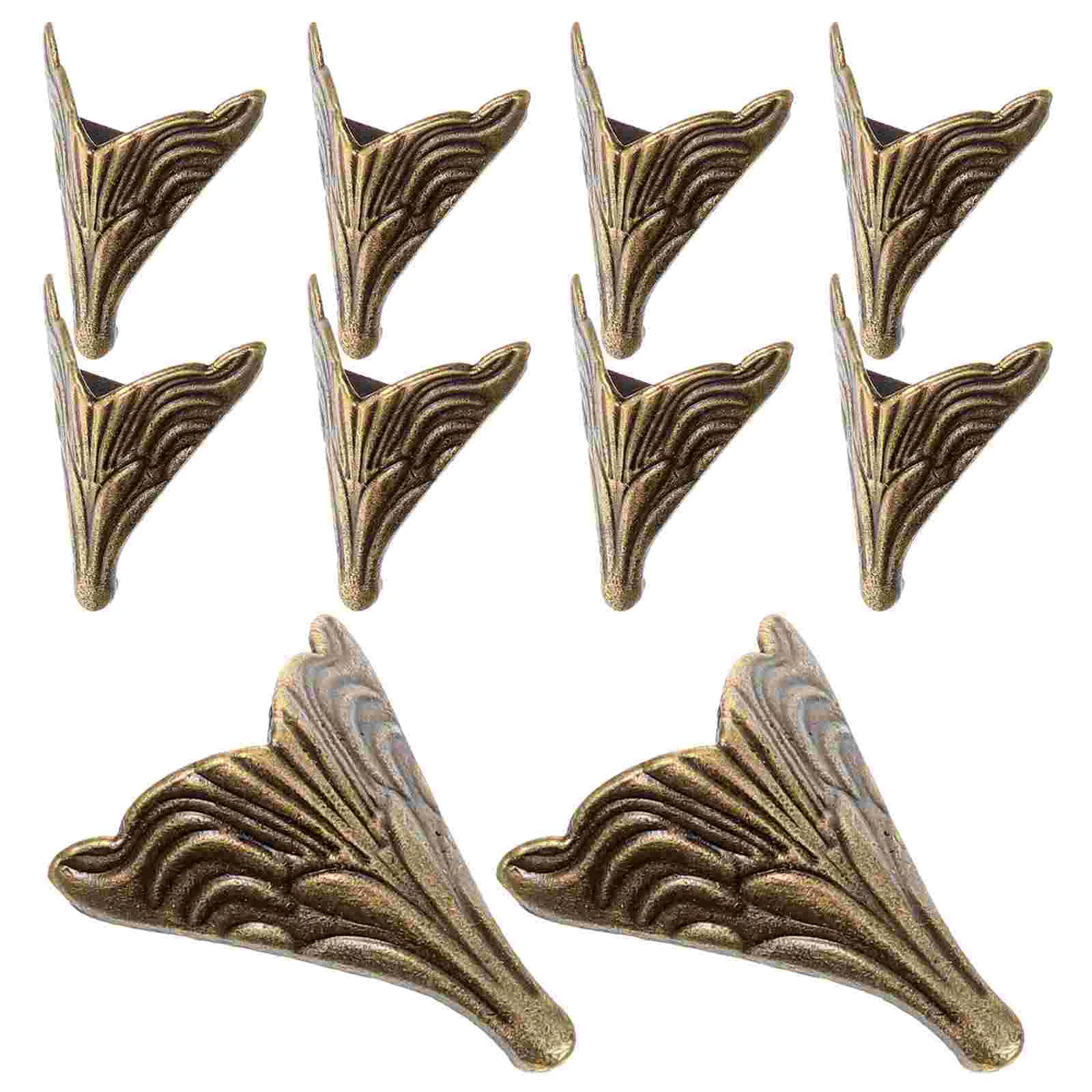 10 Pcs Decorative Box Base Furniture Leg Replacement Zinc Alloy Table Legs For Sofa