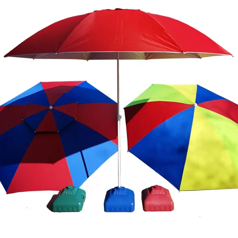 

2026 2-3meter Anti-Uv Polyester Cloth Sun Terrace Beach Umbrella Garden Parasol Patio Umbrella Dia Pool Outdoor Umbrella