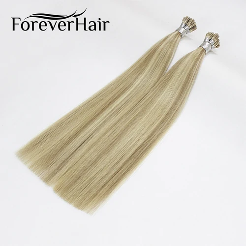 Imagen 2 del producto FOREVER HAIR-Extensión de cabello humano Remy, 100% de fusión de Color, Unión de queratina europea, 0,8 g/h, 16, 18, 20 y 22 pulgadas