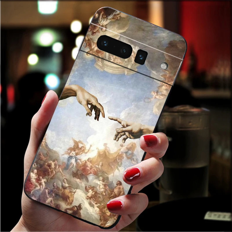 Renaissance art Painting  Phone Case For Google Pixel 10 9 Pro XL 9A 8 7 6 Pro Pixel 8A 7A 6A Pixel 8 7 6 5