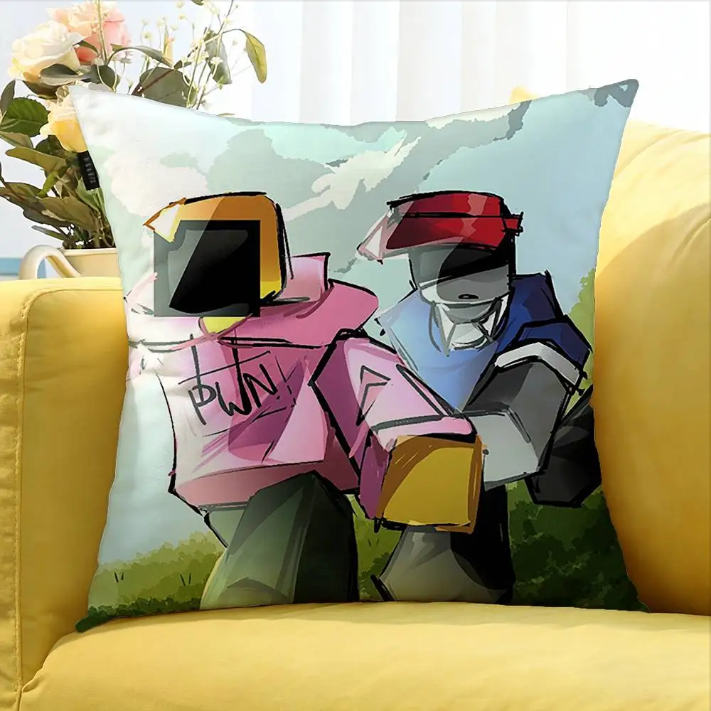 B-Bad Things Andrew Ivan   Various Sizes Square Pillow Case For Car Home Bedchamber Decor