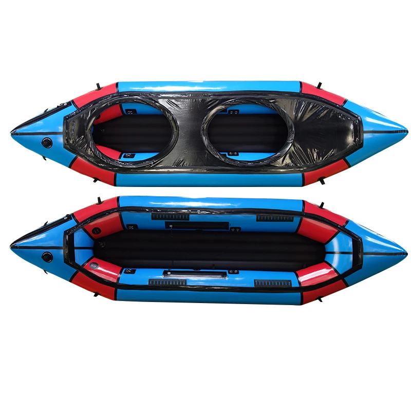 Cheap Float Tube Kayak 2 Person Canoe Inflatable Packraft Manufactures Rowing Boats Pricepromote sales