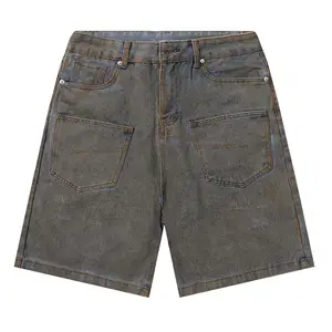 Hippie jean shorts mens best sale