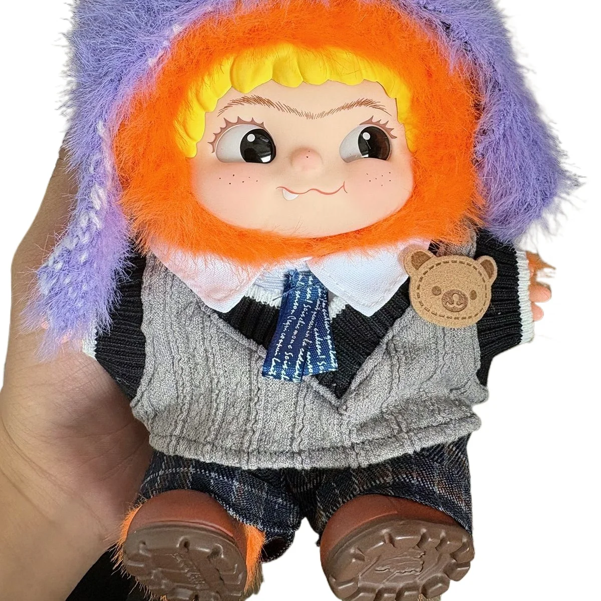

Cute Baby Clothes College Style Suit Doll Wakuku Trendy Fun Party Series Student Suit Inner Vest Tie Toy Boy Girl Birthday Gift