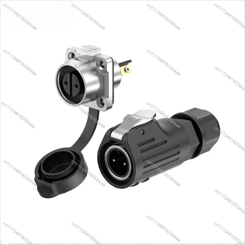 For IP68 Waterproof Plug EW-LP12 Formal Semi-metal 2/3 Core Lock Wire Aviation Connector Waterproof Connector