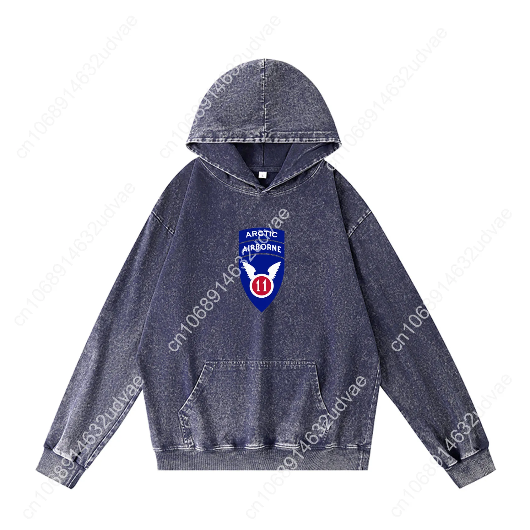 Sudaderas con capucha de los Árticos con parche de la 11.a División Aerotransportada, Sudadera con capucha Retro para hombre, mujer, adolescente, Jersey Vintage, Tops personalizados