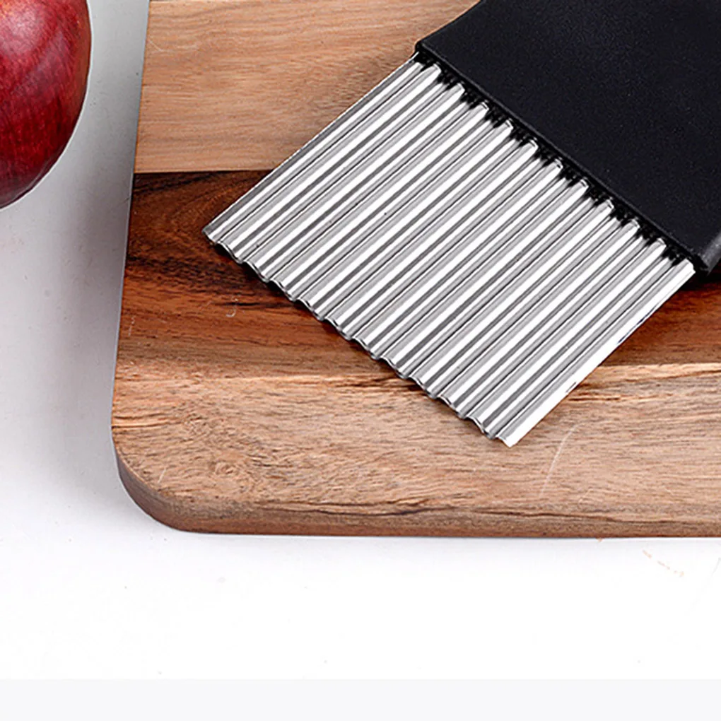 Wave Wrinkled Onion Potato Slicer Potato Chip Salad Corrugated Crinkle Chopper Kitchen Gadget