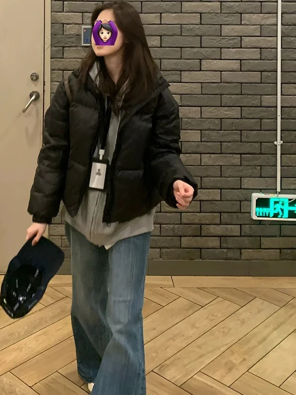 Amerikanische Retro Bell-Bottom-Jeans für Damen, Neu 2025, Niedriger Bund, Locker Geschnitten, Lange Hose, Herbst-Winter, Verschleißfest, Lässige Hose