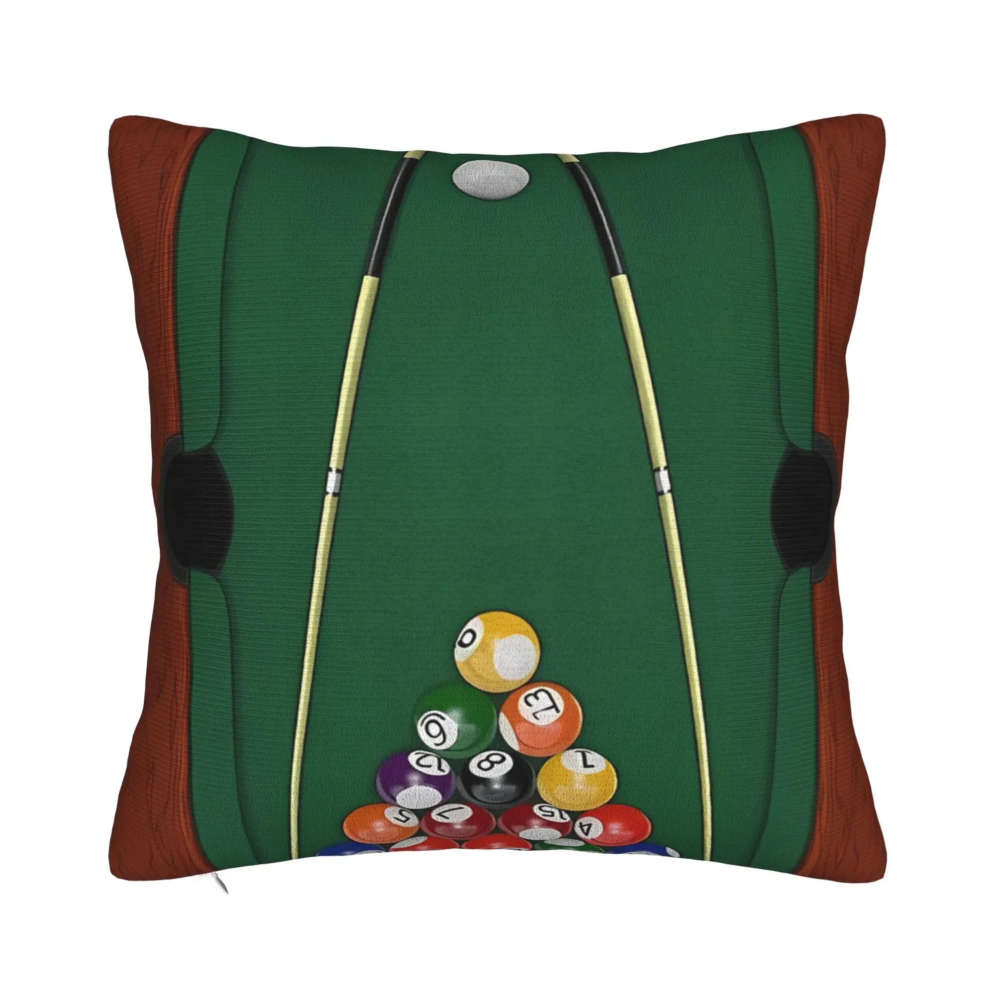 Billiards  Decorative Pillowcases for Cozy Snooker Pillow Cover Soft Durable