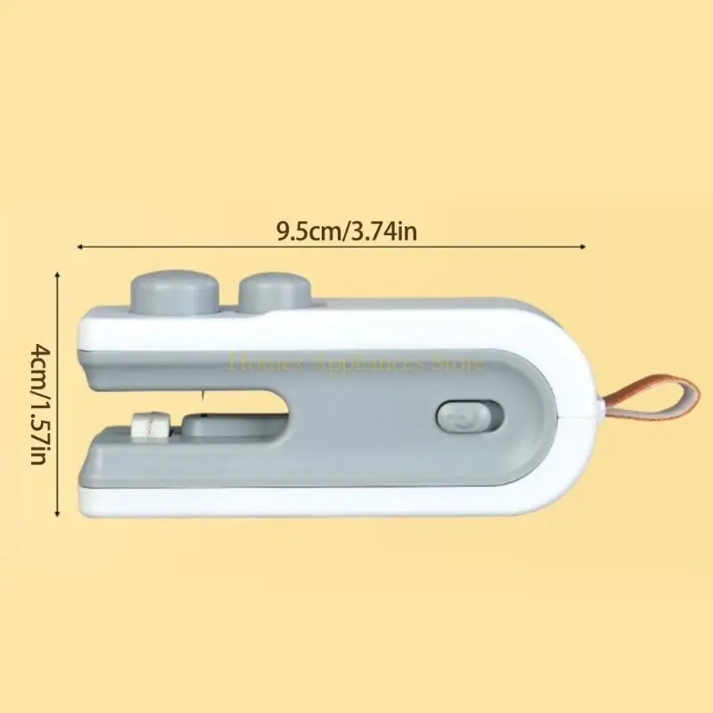 Sealer bolsa manual portátil D0AB, selador calor pequeno, adequado para sacos batatas fritas e lanches