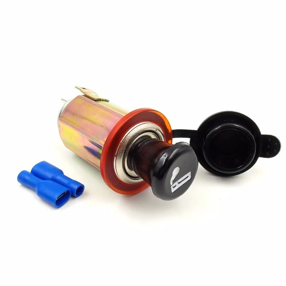 

12V 24V Power Outlet Socket with Dustproof Cover for Car Motorcycle Boat RV Bus Stable and Long Lasting Performance