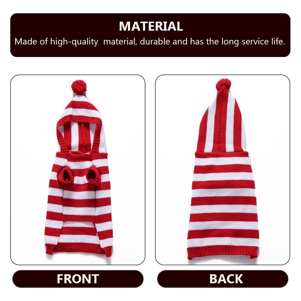 

Dog Sweater Pet Apparel Clothing Small Sweaters Dogs Winter Clothes Accessories Garment Polyester Cozy Christmas
