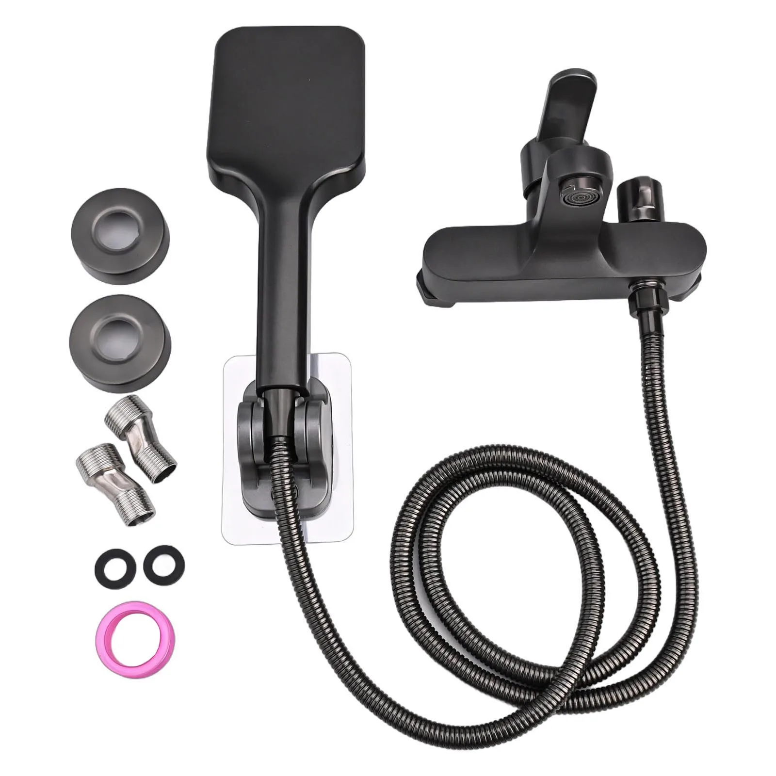 Curved Feet Adjustable Range 13.5-16.5 Cm Shower Faucet Set Handheld Shower Versatile And Functional Curved Feet Adjustable