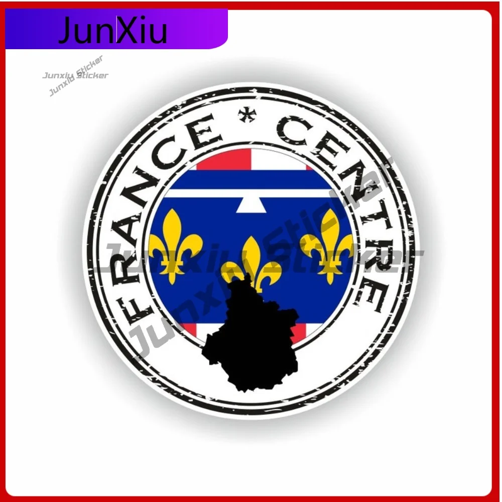 

Centre France Seal Flag Map Design Creative Funny Vinyl Car Vinyl Sticker Adhesive Decal Exterior Waterproof Anti Scratch