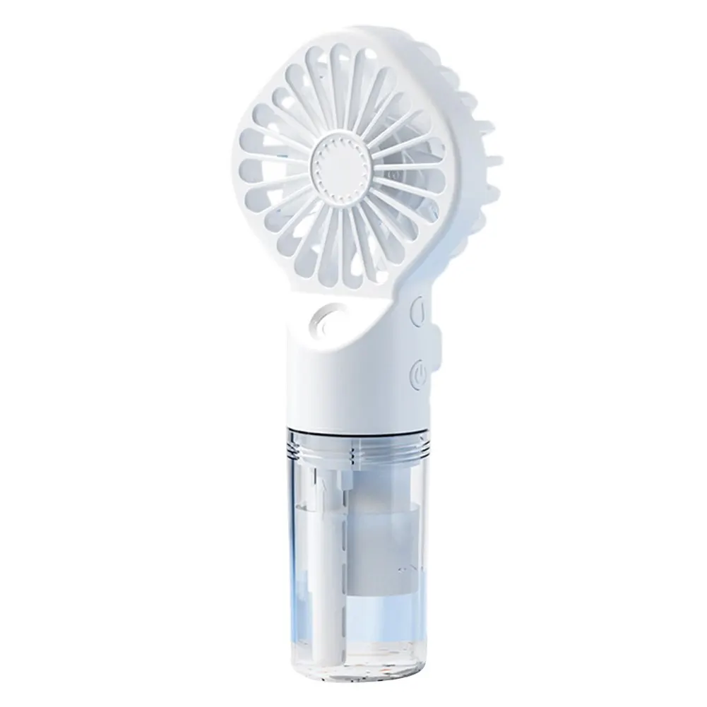 Portable Sprays Mist Fans Mini Hand-held Desk Cooler 4 Speed USB Rechargeable Home Improvement Plumbing Fixtures