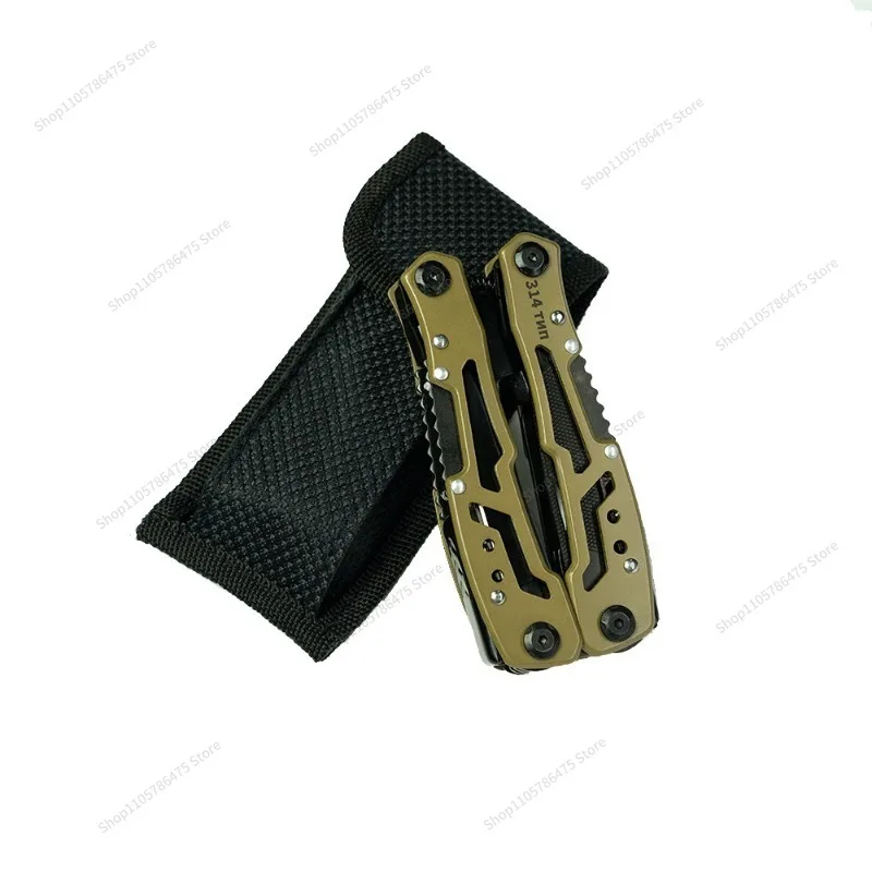For Outdoor EDC Folding Multi‑Function Plier Portable Pocket Hand Utility Tool
