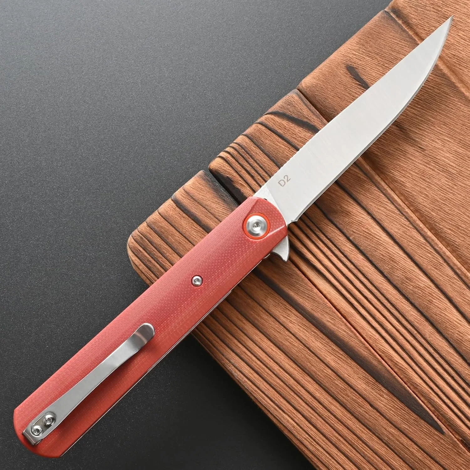FF6 Folding Knife G10 Handle D2 Steel Blade Small Pocket Knife EDC Tool for Camping Fishing