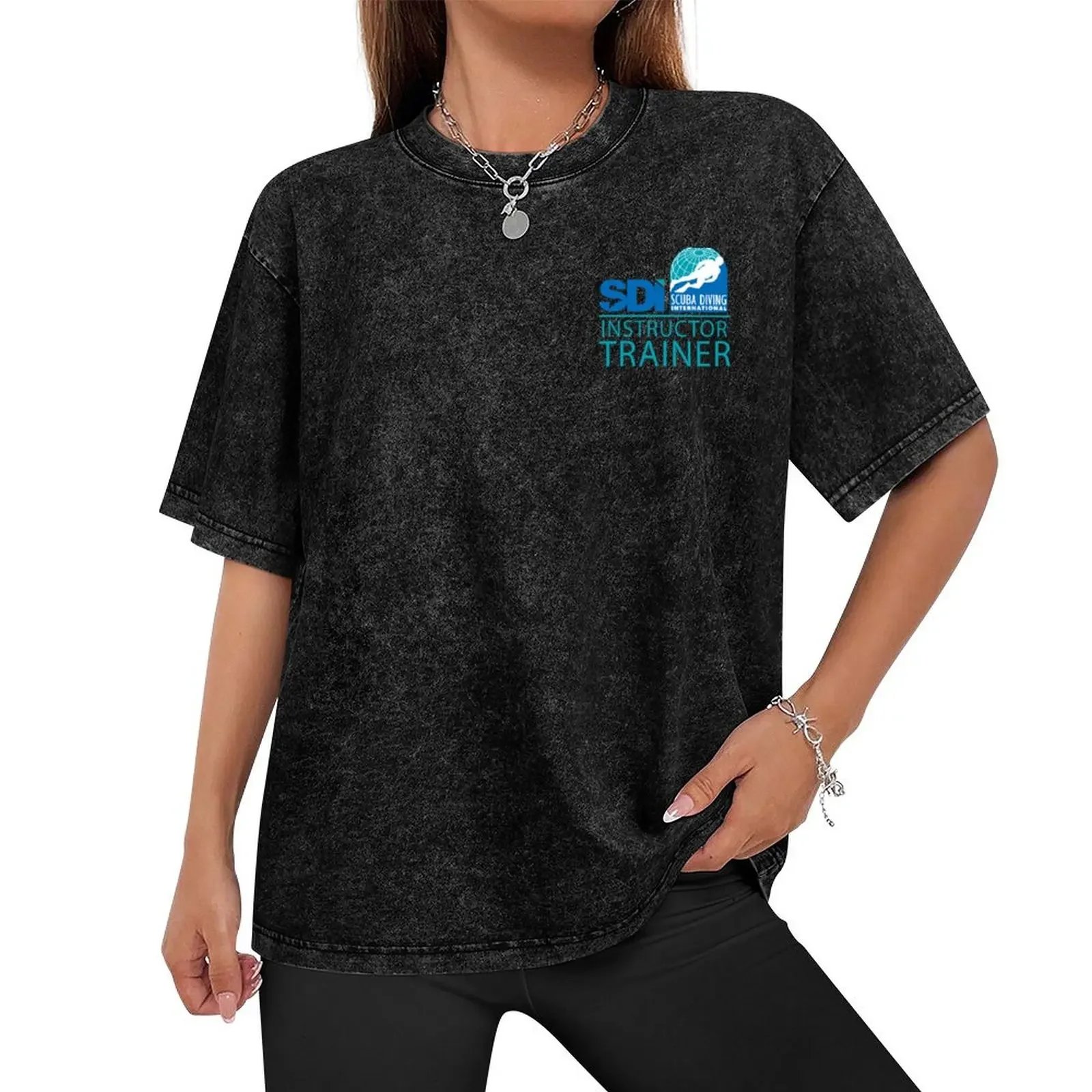 Scuba Diving International (SDI)- SDI Instructor Trainer T-Shirt plus size tops oversized mens t shirts