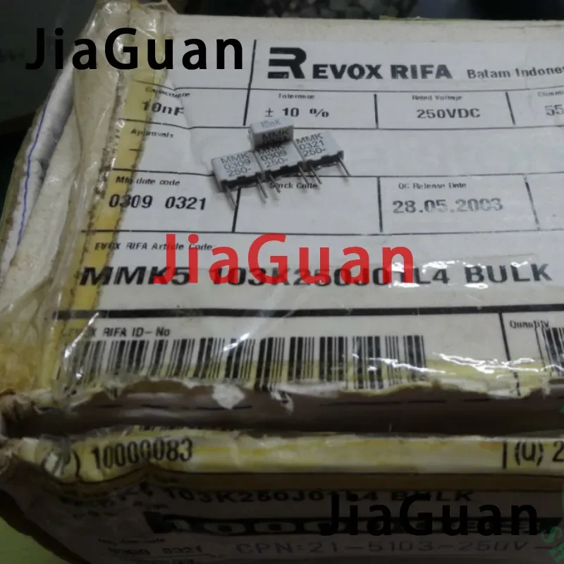

20PCS NEW EVOX MMK5 10NF 250V p5mm film capacitor MMK 103 0.01UF hot sale 0.01UF/250V 103/250V free shipping