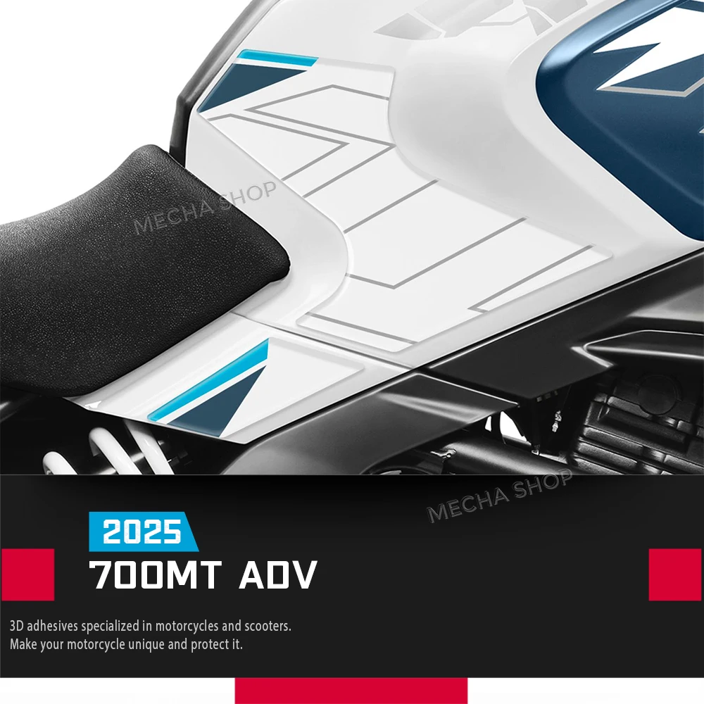 

Новые аксессуары для мотоциклов 700 MT ADV для CFmoto 700 MT Adventure 2025 3D наклейка из эпоксидной смолы защитный комплект