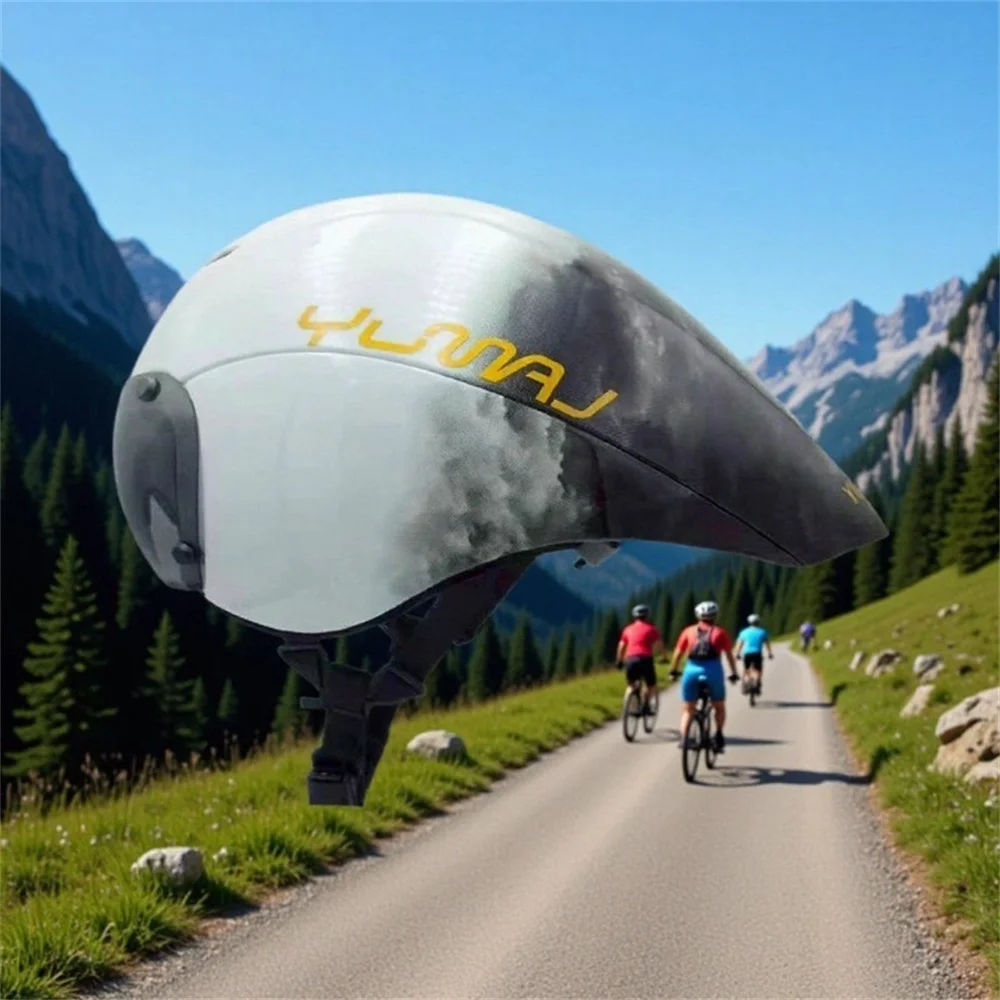 Heißer TT Triathlon-Fahrradhelm für Radfahrtraining und Wettkämpfe mit spezieller Magnetverschluss-Schnalle, spezielle Farbauswahl, Sicherheitshelm YM – Detail 4