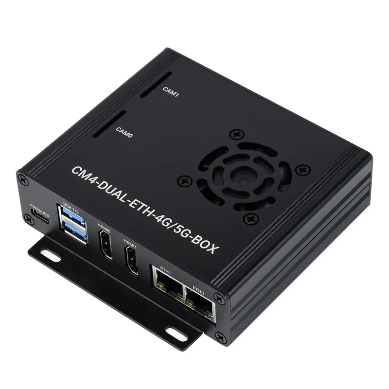 Hot Raspberry PI CM4 Dual Gigabit Network Port Baseboard Core Board Computing Module 5G/4G/USB Iot Expansion Board