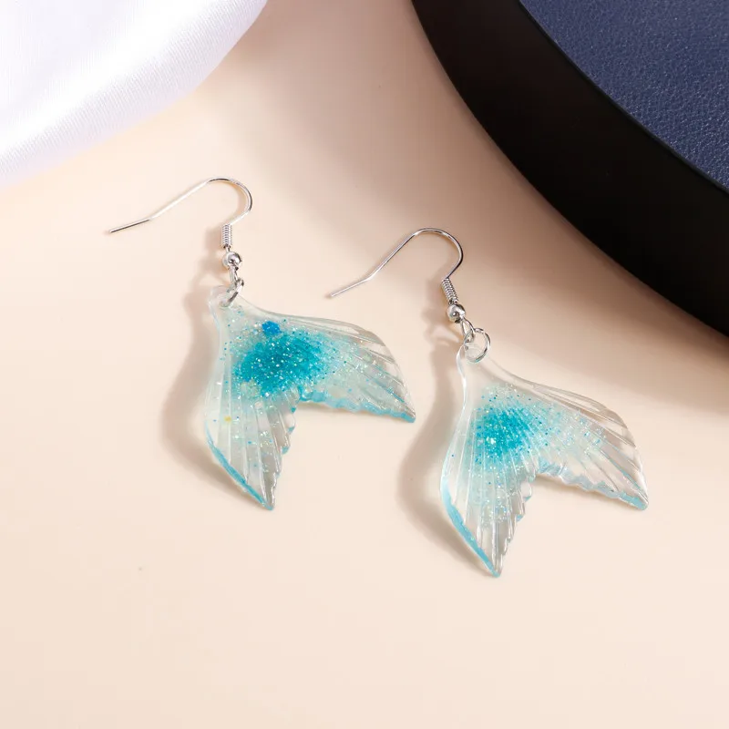 Aihua neue blaue Farbe baumeln Ohrring für Frauen trend ige Sommer Strand Getränke Seestern Schmetterling Brincos süße Party Schmuck Geschenke – Detail 4