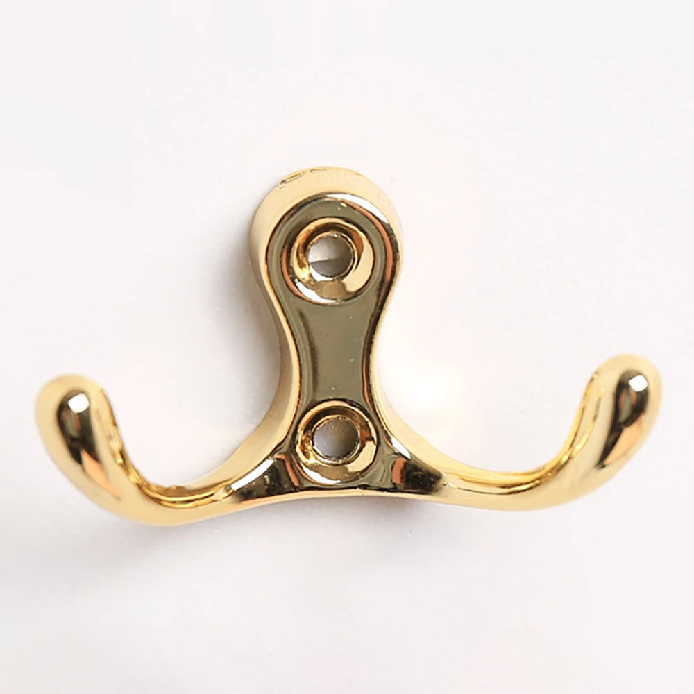 Zinc alloy Hooks with Screws Wall Mounted Hanging Hangers for Coat Towel Bags Caps Hook Kitchen Bathroom Storage Rack Holders