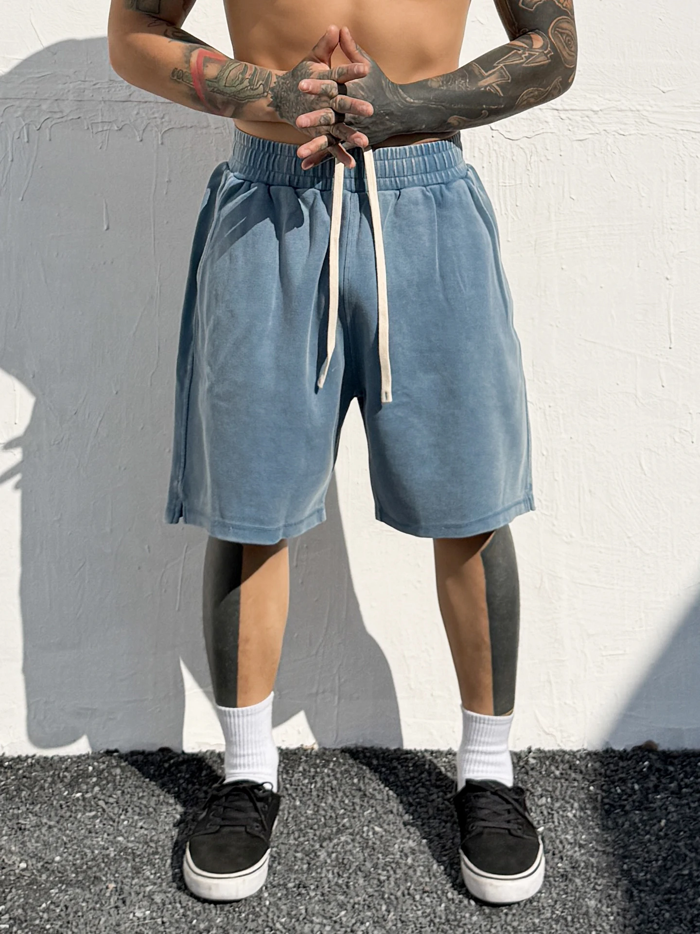 

Casual Spor Men's ort Pants Loose Fit Cotton Dstring Waist Breathable Summer Four Seasons Faionable Retro Sle