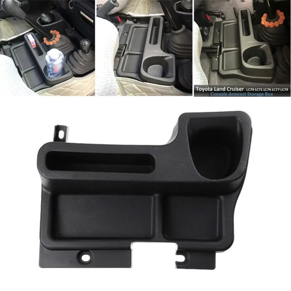 Center Console Storage Box Tray Cup Holder Fit for Toyota Land Cruiser 70 71 76 79 Brand New Auto Parts High Quality And Durable