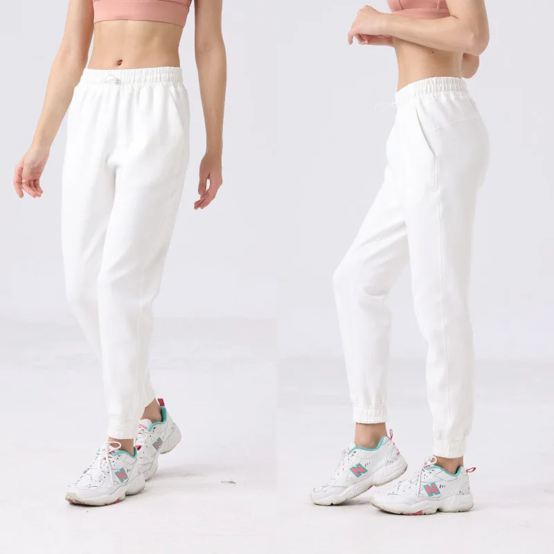 

Women's Active Windproof Joggers Loose Fit with Fleece for Outdoor Hiking, Skin-Friendly & Comfortable Nine-Panel Yoga Pants