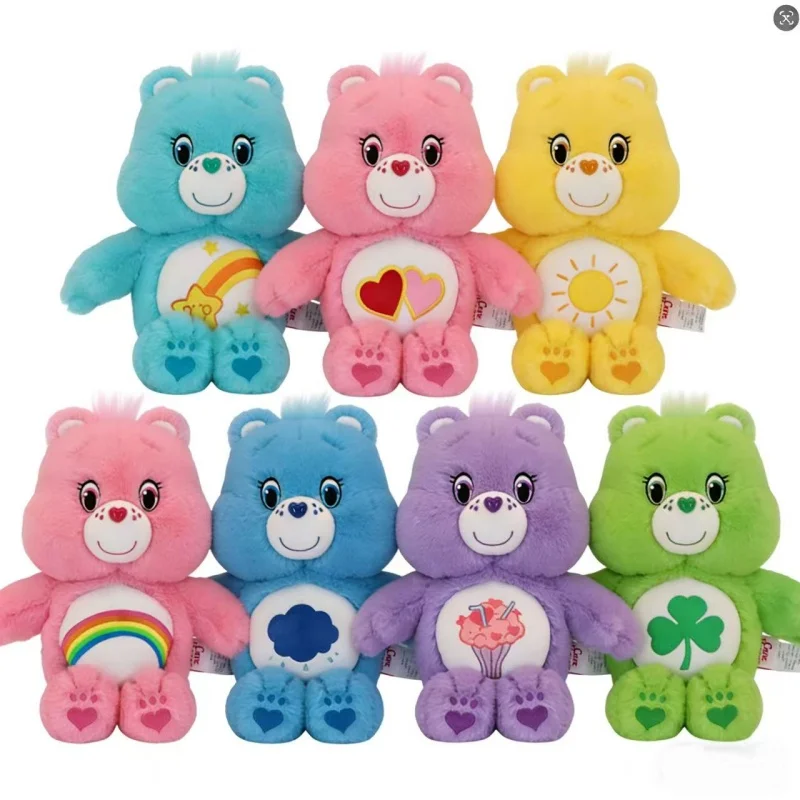 33cm Genuine Care Bears Soft Plush Toys Stuffed Animals High Quality Fluffy Dolls Graduation Christmas Birthday Gifts