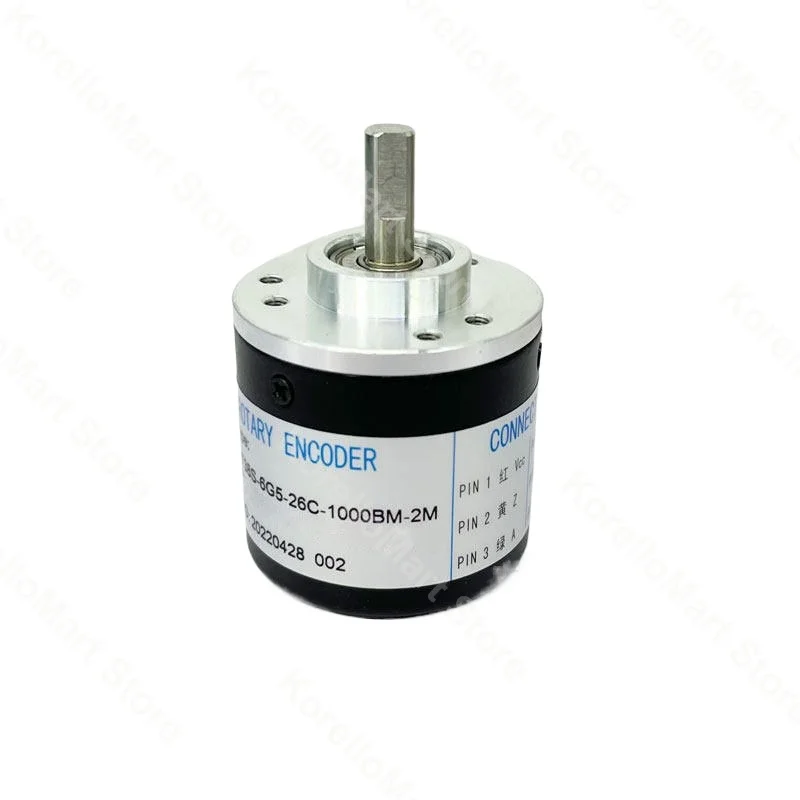 

Suitable for Foshan Aisite Photoelectric Rotary Encoder AT38S 6G5 26C 1000BM 2M 5 26F3606005L