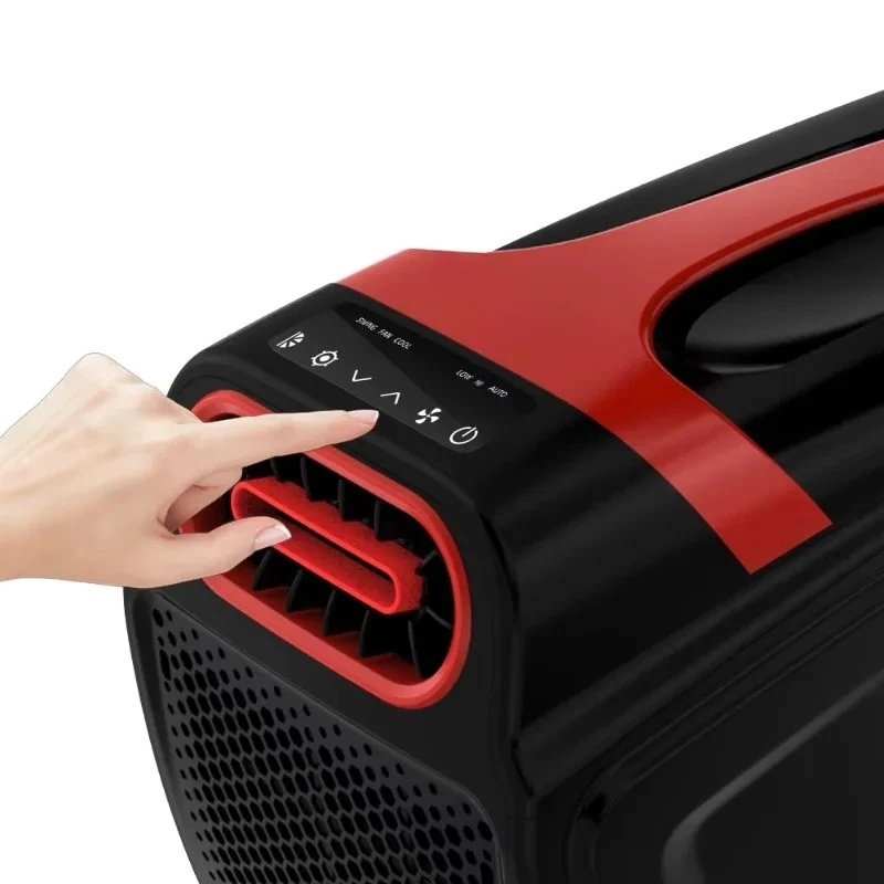 

Peirhw 12V/24V-110V/220V New Portable Tent Air Conditioning Double Exhaust Air Conditioner for Camper Outdoor Travel Camping