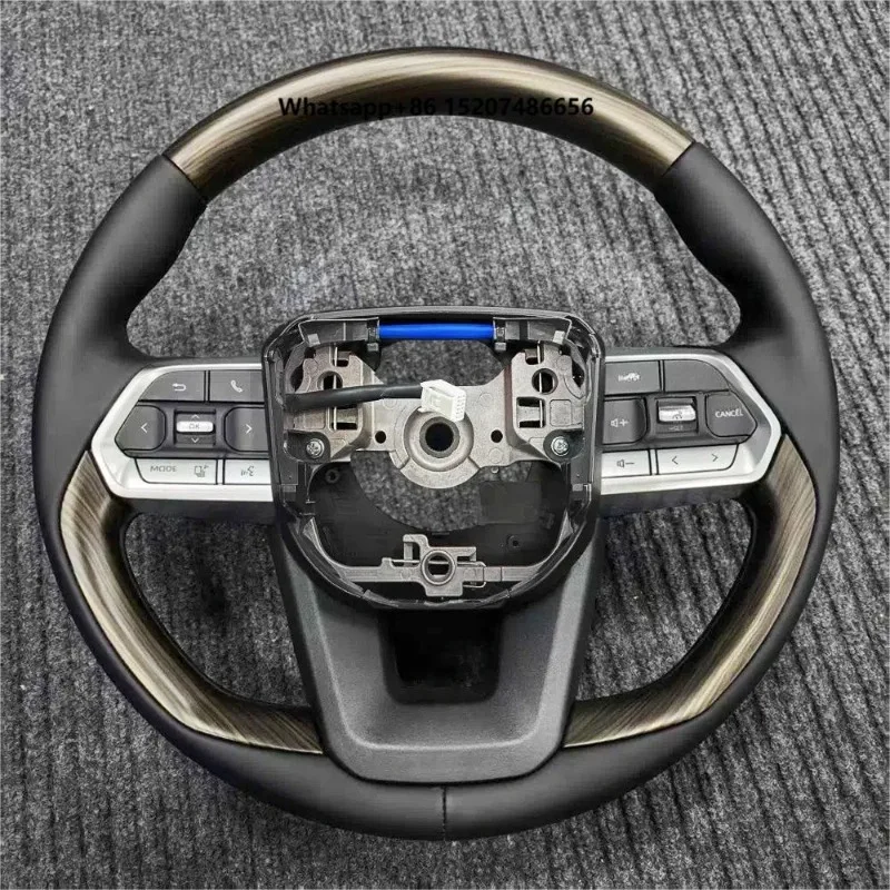 CUSTOM  Wood Car Steering Wheel for  Land Cruiser Gr 86 Gt 86 120