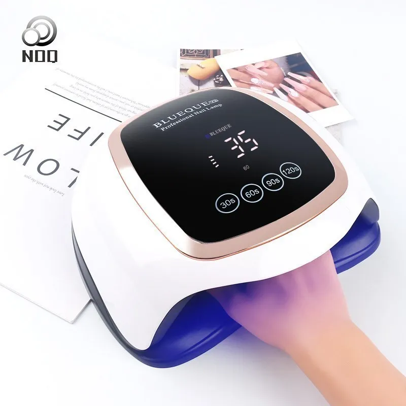 Noq Nail Lamp 42LED Uv Lamp Snel Droog Touch Knop Nagel Droger Professionele Lamp Voor Drogen Nagels Wit