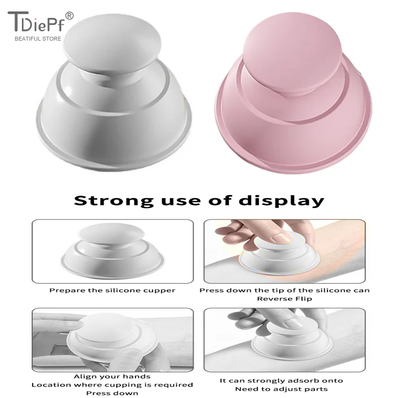 

Plastic Rubber Health Massage Vacuum Cupping Cups Anti Cellulite Massage Chinese Therapy Face Cupping Body Cups Scraping Massage