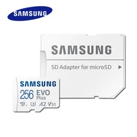 Tarjeta mcroSD Samsung EVO Plus/PRO Plus/PRO Ultimate 512G 256GB 128GB 64GB SDXC Clase 10 U1 tarjeta TF de alta velocidad U3 para vídeo 4K UHD