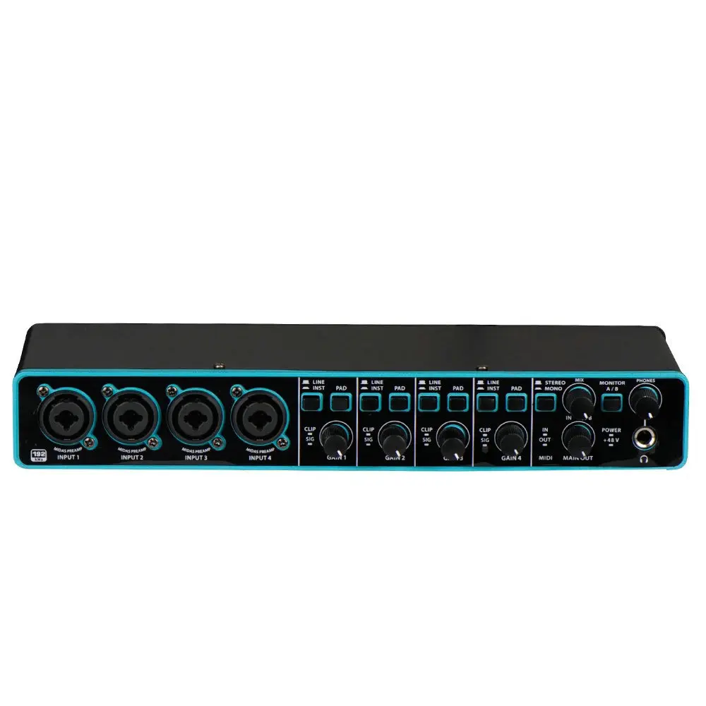 External computer recording sound card,USB computer driver-free home sound card,live streaming recording, karaoke mixing console