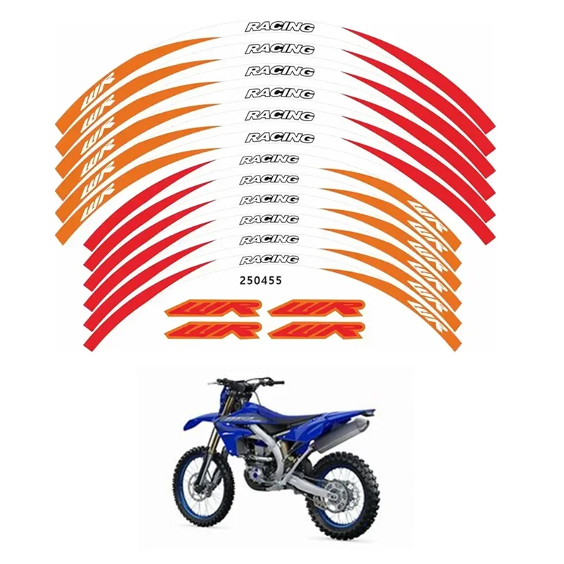 For YAMAHA WR250R WR250F WR450F Motorcycle Parts Contour Wheel Decoration Decal Sticker -19