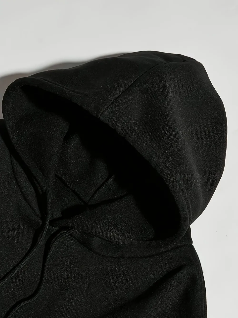 Fashionable men's autumn Gothic letter printed micro elastic comfortable hooded sweatshirt outdoor urban high street clothing