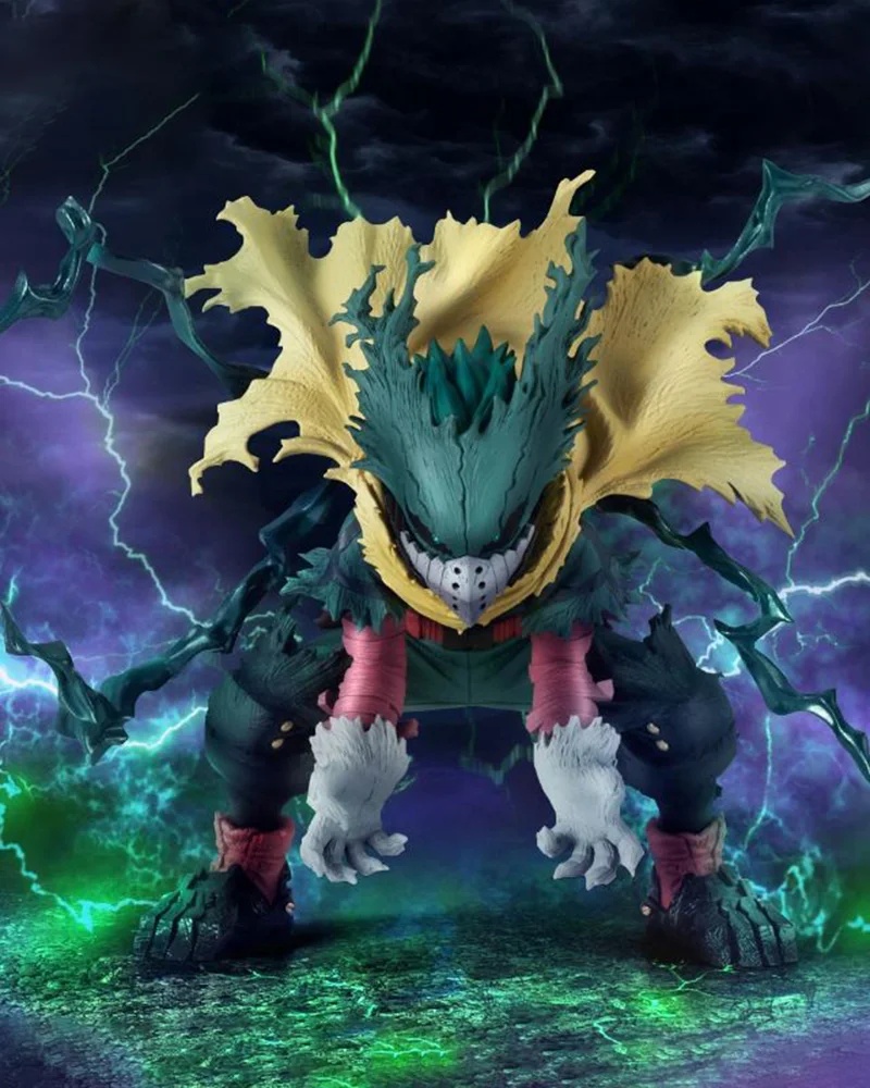 My Hero Academia 12cm Izuku Midoriya Dark Battle Figur, Maskierte Anime-Sammelstatue, Desktop-Display-Modell, Fan-Geschenk – Detail 1
