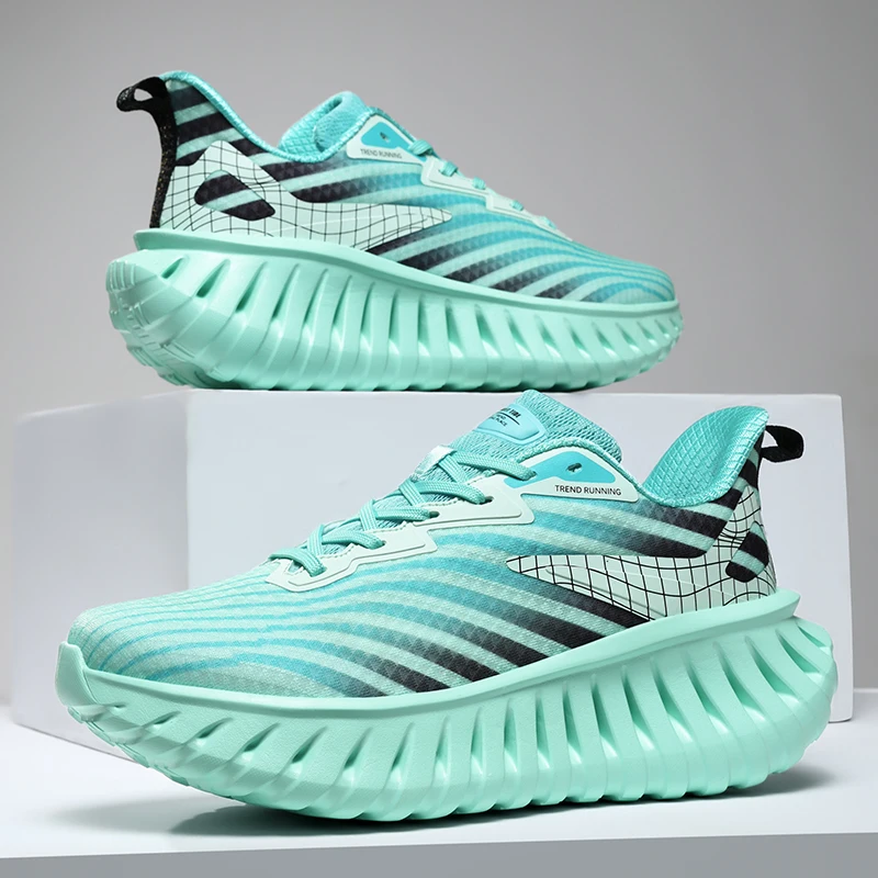 

unisex sports shoes four season new fashion versatile outdoor leisure comfortable thick sole breathable running leisure sneakers