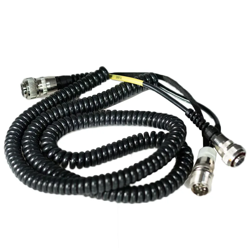 The three-way adapter cable is divided into two wires, the controller connection line, and the spiral power cable