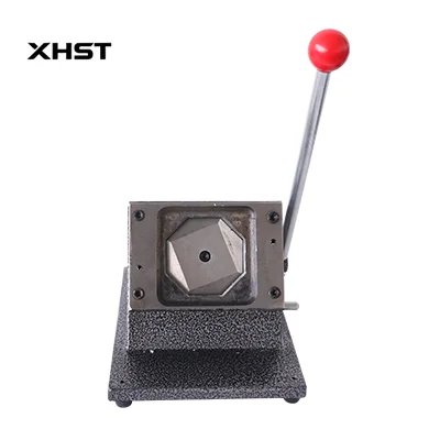 71.2*71.2MM Cutting Size Refrigerator Sticker Cutting Machine For 50*50MM Metal Shell Mylar Card Cutter Machine